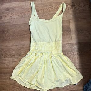 Athletic dress with skort